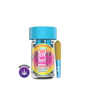 2 - Tropicana Cookies Baby Jeeter Rolled Joints: Five .35g Joints 1.75g | Sativa