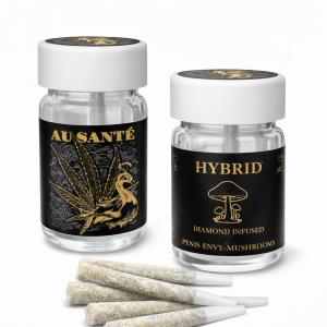 1 - Snowball Hybrid Prerolls Infused w/ Albino PE 🍄 & Diamonds